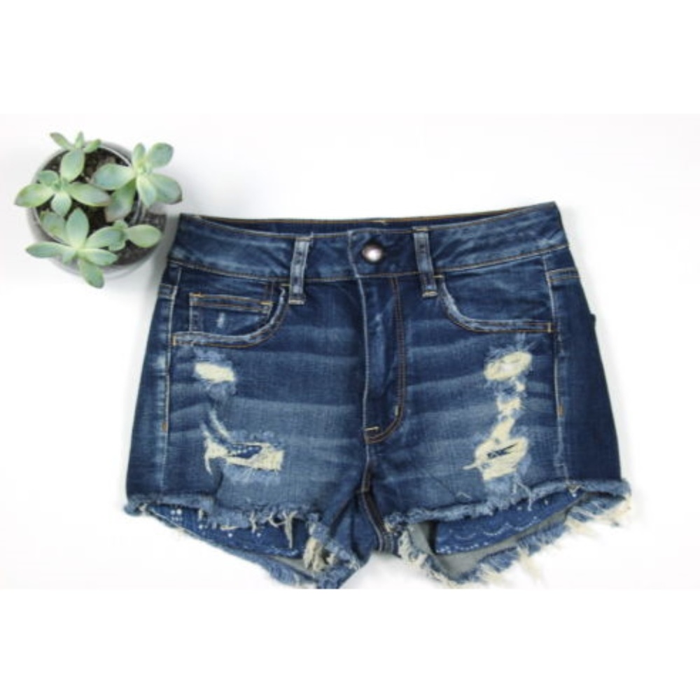 American eagle distrested cutoff shorts size 6